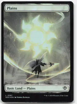 Plains (0267) 267 FOIL Land Secrets of Strixhaven Magic: The Gathering NM - Image 1
