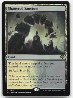 Shattered Sanctum 260 FOIL R Secrets of Strixhaven Magic: The Gathering LP - Image 1