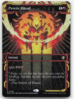 Pyretic Ritual 46 FOIL Secrets of Strixhaven: Mystical Archive MTG NM - Image 1
