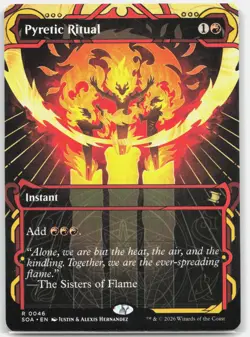 Pyretic Ritual 46 Secrets of Strixhaven: Mystical Archive Magic The Gathering NM - Image 1