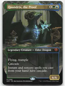 Quandrix, the Proof (Borderless) 286 M Normal Secrets of Strixhaven MTG NM - Image 1