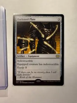 NM/M Darksteel Plate - Double Masters 2022 MTG Magic - Image 1
