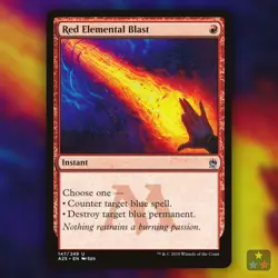 1x Red Elemental Blast MTG Masters 25 LP - Image 1