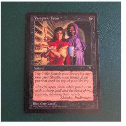 Wizards of the Coast Vampiric Tutor MTG Black Instant Visions Regular 1996 Leach - Image 1