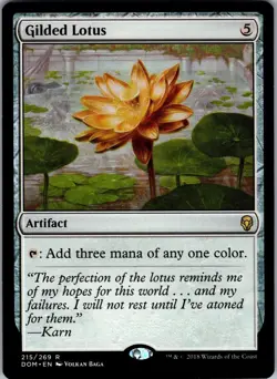 Magic: The Gathering Gilded Lotus 215 Dominaria Rare NM - Image 1
