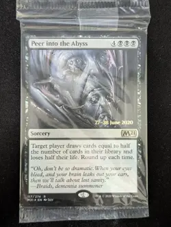 Peer into the Abyss #117 *Foil* (NM) Prerelease Cards SEALED MTG - Image 1