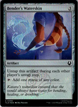 Bender's Waterskin 255 Avatar: The Last Airbender Magic: The Gathering Foil NM - Image 1