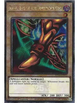MP24-EN002 Right Leg of the Forbidden One - Quarter Century Secret Rare 1st Edi - Image 1
