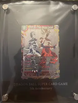 Dragonball Super 5th Anniversary Pure Silver Card DBS - BT14-152 SCR /555 - Image 1