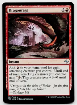 DRAGONRAGE 97 UC FATE REFORGED MAGIC: THE GATHERING FOIL NM/M - Image 1