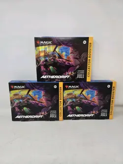 Magic: The Gathering Aetherdrift Collector Booster x 3 Packs Lot - Image 3