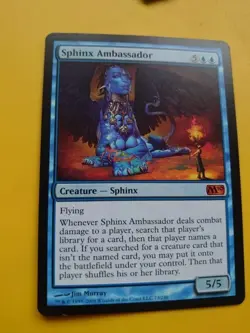 Sphinx Ambassador MYthic MTG Card. Core set 2010 M10 - Image 2