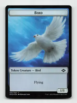 Treasure // Bird Foil Token 21 // 1 Modern Horizons 2 Magic: The Gathering LP - Image 2