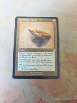 Semblance Anvil Schematic Art The Brother's War Retro Artifacts MTG LP - Image 1
