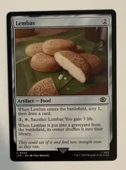 Lembas #243 (NM) Lord of the Rings LTR Magic MTG - Image 1