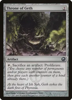 Throne of Geth Scars of Mirrodin LP MTG - Image 1
