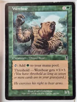 Werebear - Odyssey - Magic the Gathering MTG Nice! - Image 1