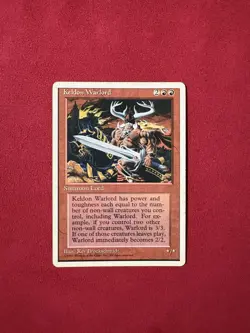 Keldon Warlord - 4th Fourth Edition Magic The Gathering MTG Vintage Classic - Image 1