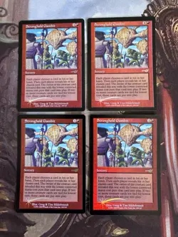 Stronghold Gambit x4 FOIL MTG Magic the Gathering Nemesis Playset - Image 1