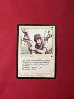 Squire - The Dark MTG Magic The Gathering Classic 90’s Vintage - Image 1