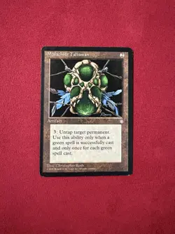 Malachite Talisman - Ice Age - MTG Magic The Gathering Vintage 90’s Classic - Image 1
