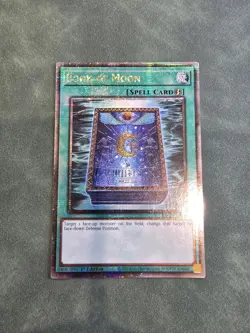 Yu-Gi-Oh Book of Moon Quarter Century Secret Rare Card RA02-EN050 - Image 1