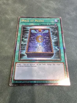 Yu-Gi-Oh Book of Moon Quarter Century Secret Rare Card RA02-EN050 - Image 2