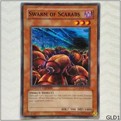 Swarm of Scarabs - GLD1-EN008 - Common Limited Edition Yugioh - Image 1