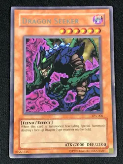 YUGIOH DRAGON SEEKER TP4-006 RARE (LP) - Image 1