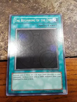 Yugioh The Beginning of the End PTDN-EN053 Ultra Rare Unlimited Edition NM - Image 1