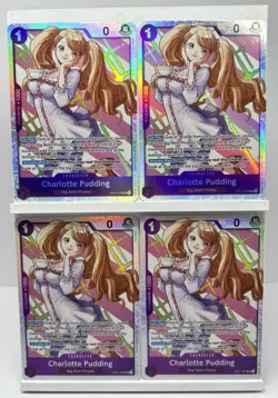 Charlotte Pudding OP11-070 A Fist of Divine Speed Foil X4 Cards - Image 1