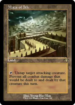 1x Maze of Ith -- Retro Frame - Foil NM-Mint, English Dominaria Remastered MTG M - Image 1