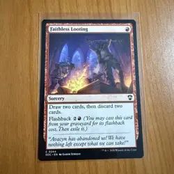 Faithless Looting - N/M - Secrets Of Strixhaven Magic The Gathering MTG - Image 1