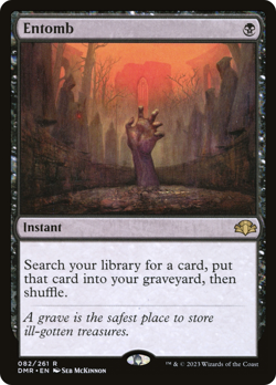 Entomb [Dominaria Remastered] Rare MTG TCG Card NM - Image 2