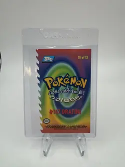 Dratini #147 10 OF 12 - Embossed Die-Cut - BLUE LOGO - TOPPS POKEMON CARD - Image 1
