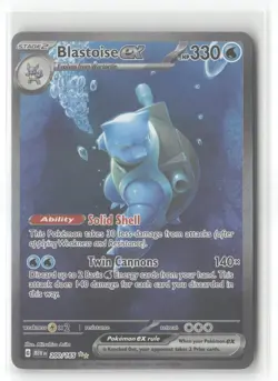 BLASTOISE 2023 POKEMON SV 151 200/165 SPECIAL ILLUSTRATION RARE Q0014 - Image 1