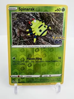 Spinarak (Peelable Ditto) 006/078 Pokemon GO Reverse Holo LP - Image 1