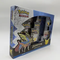 Pokemon TCG Celebrations 25th Deluxe Pikachu Pin Box Zacian 2021 NEW SEALED - Image 2
