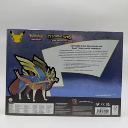 Pokemon TCG Celebrations 25th Deluxe Pikachu Pin Box Zacian 2021 NEW SEALED - Image 3