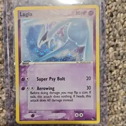 Pokemon TCG Lugia 002/017 POP Series 5 Holo Rare English LP- - Image 1