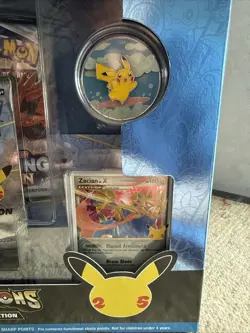 Pokemon Celebrations Deluxe Pin Collection Box Zacian Brand New - Image 3