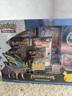 Pokemon Celebrations Deluxe Pin Collection Box Zacian Brand New - Image 4