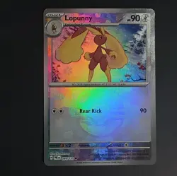 Pokemon Lopunny Master Ball Pattern Reverse Holo 084/131 Sv Prismatic Evolutions - Image 1