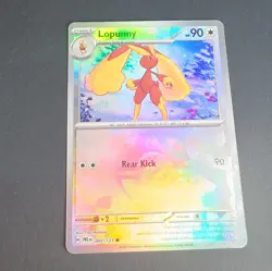 Pokemon Lopunny Master Ball Pattern Reverse Holo 084/131 Sv Prismatic Evolutions - Image 2