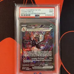 PSA 9 Charizard EX - SIR - Paldean Fates - 234/091 Pokemon TCG - Image 1