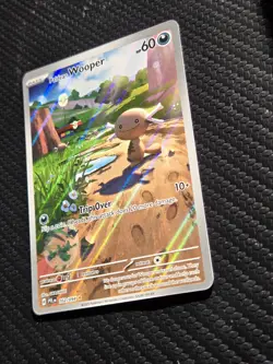 Paldean Wooper 102/094 Illustration Rare Phantasmal Flames Pokemon Holo NM - Image 2