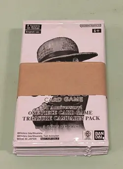 One Piece Card Game 3rd Anniversary Treasure Campaign 12 Pack Bundle - Image 2