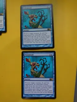 Polymorph x2 Sorcery rare MTG 2 Card. Core set 2010 M10 - Image 1