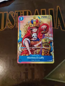 Monkey D Luffy P-043 2nd Anniversary Stamped Promo NM One Piece TCG OPTCG - Image 3