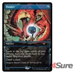 Ponder (1783) M/NM Magic: The Gathering MTG Secret Lair - Image 1